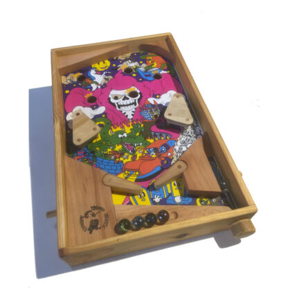 Jeu de flipper en bois 40x25cm sérigraphié – Image 3