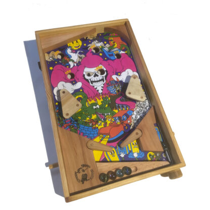 Jeu de flipper en bois 40x25cm sérigraphié