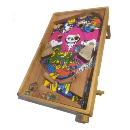 Jeu de flipper en bois 40x25cm sérigraphié – Image 4