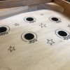 Jeu de flipper en bois 40x25cm gravé – Image 3